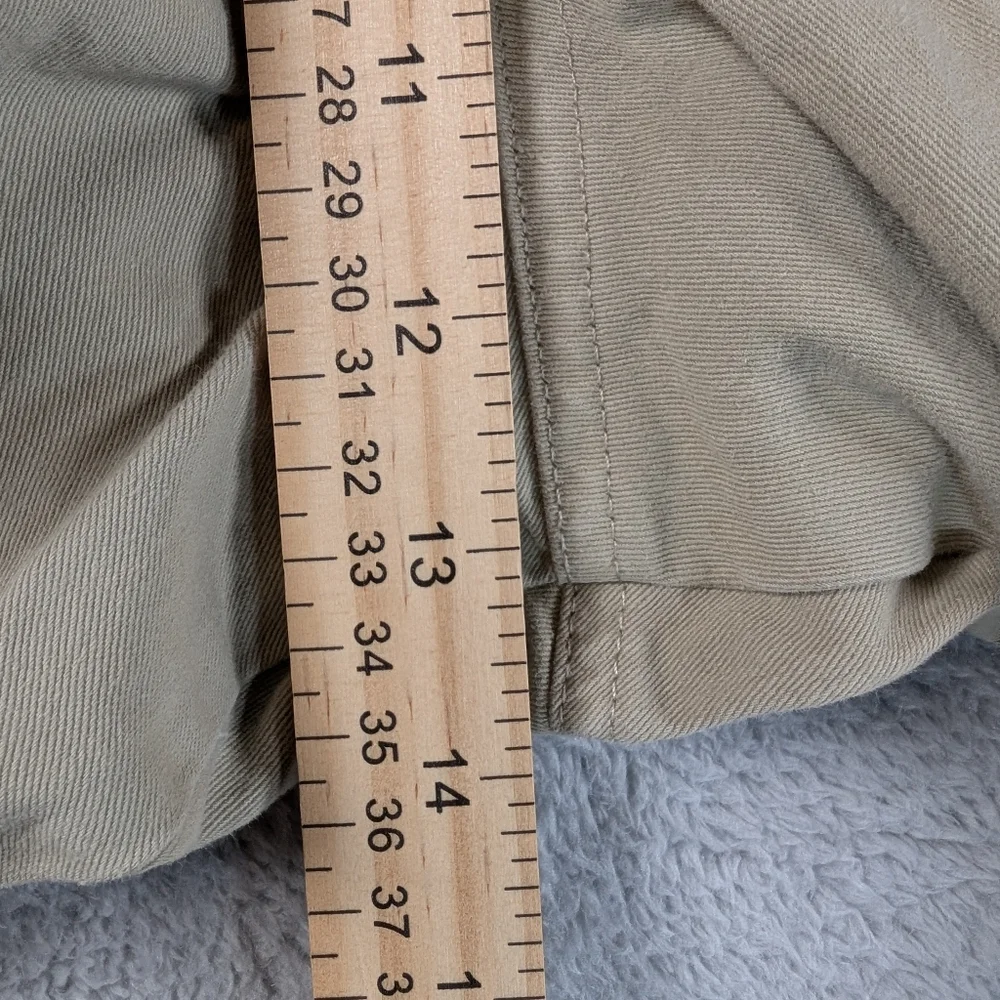 Youngla Cargo Joggers Mens Sz L Tan Tapered Drawstring Athleisure Gym - Picture 4 of 12